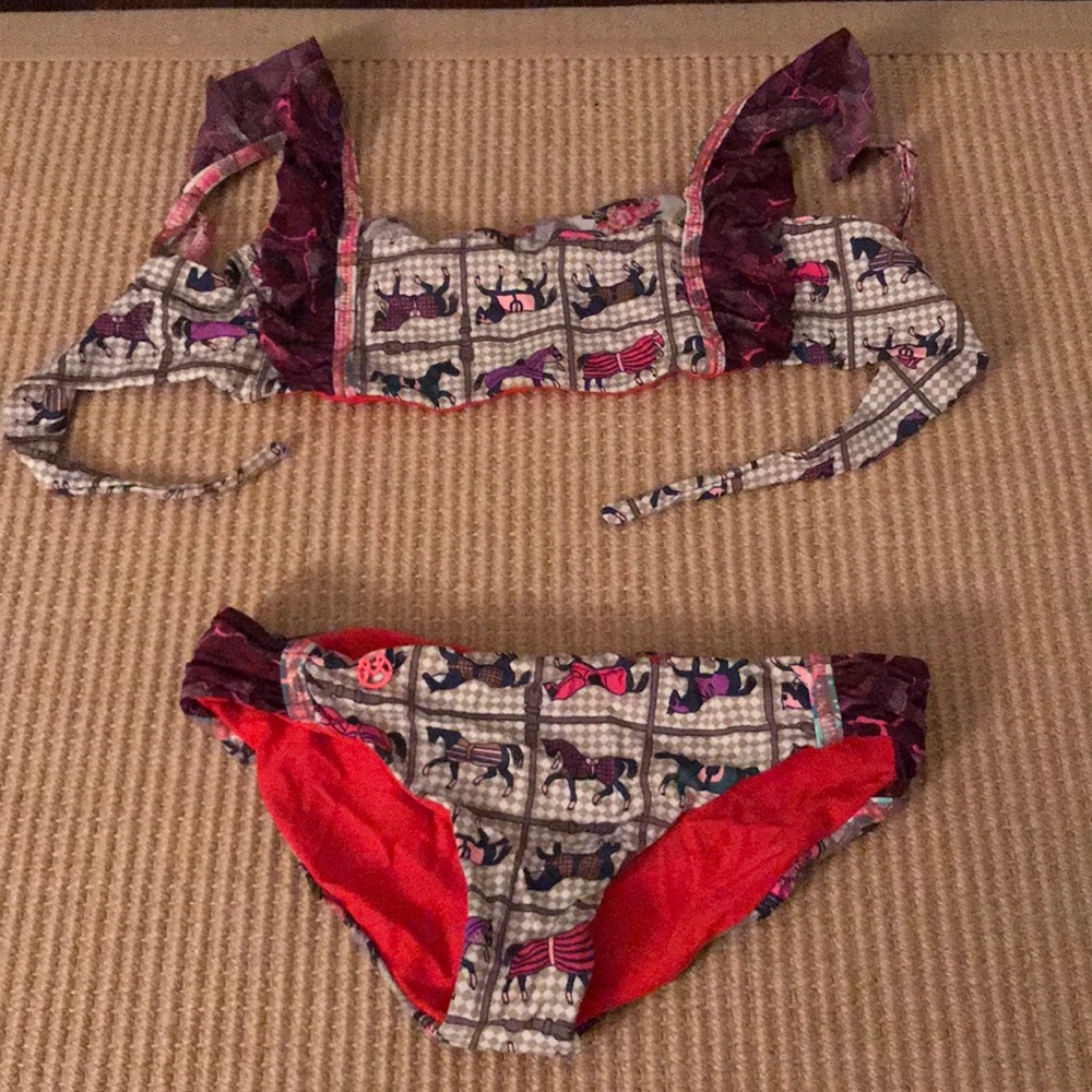 horses/bike fringe maaji bikini